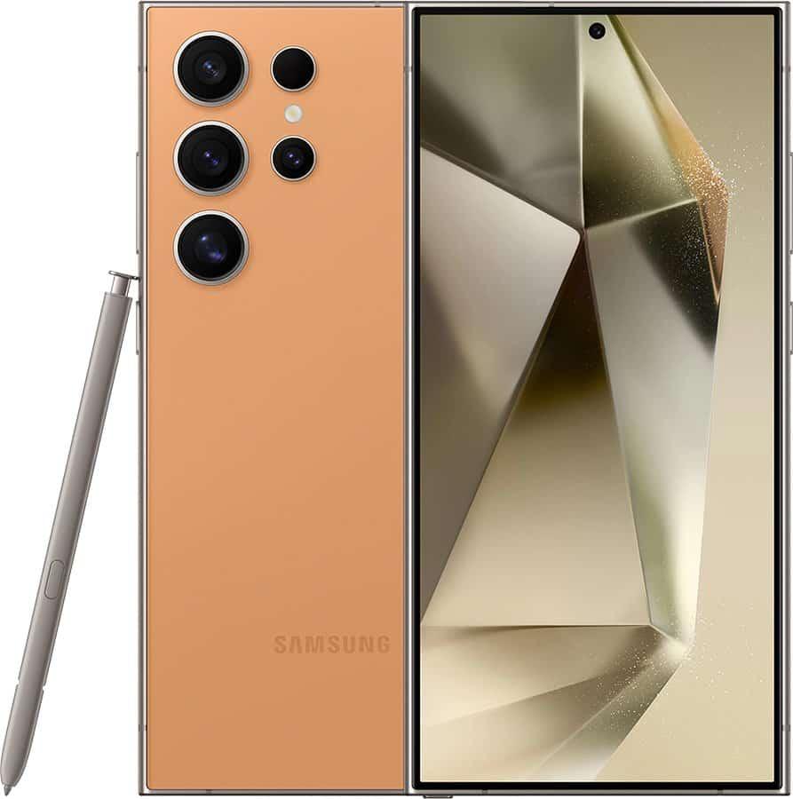 Samsung Galaxy S24 Ultra Ai, 512GB, Dual Sim, Titanium Orange
